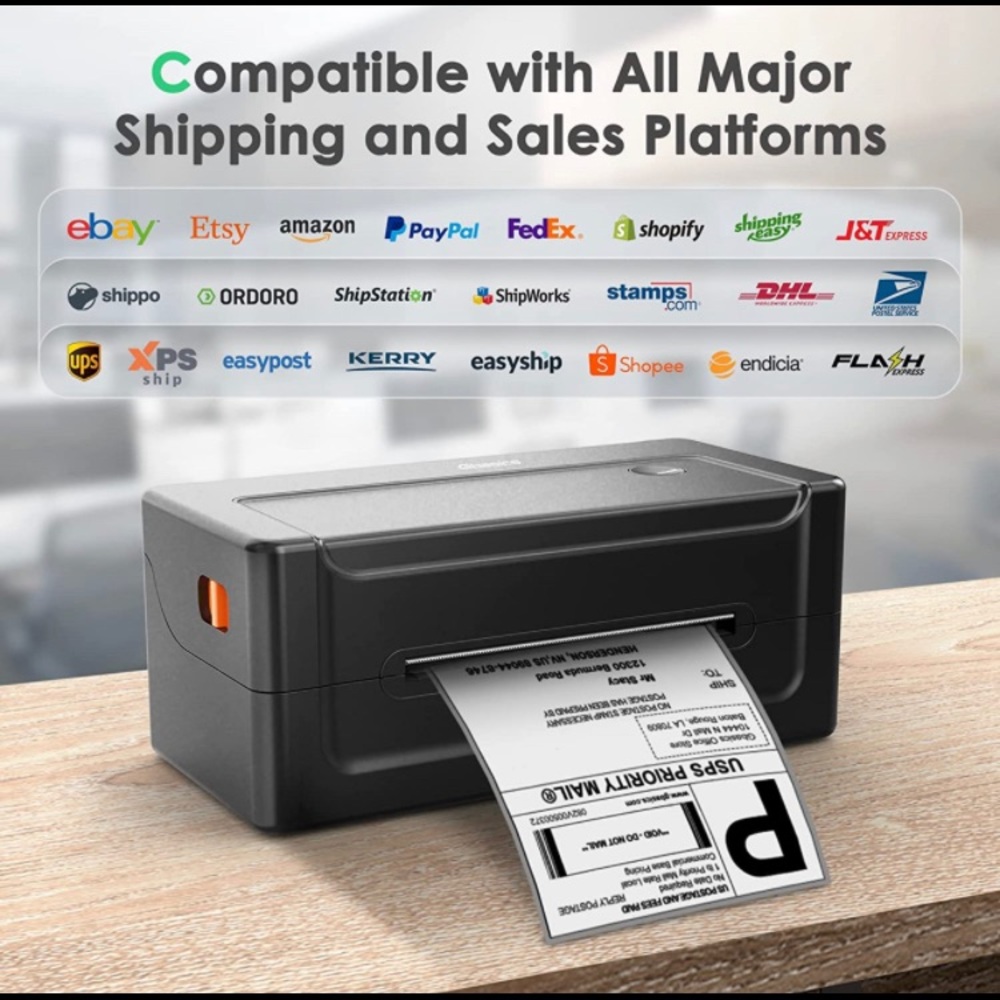 Gbasics Inkless Shipping Label Printer NEW - Picture 4 of 6